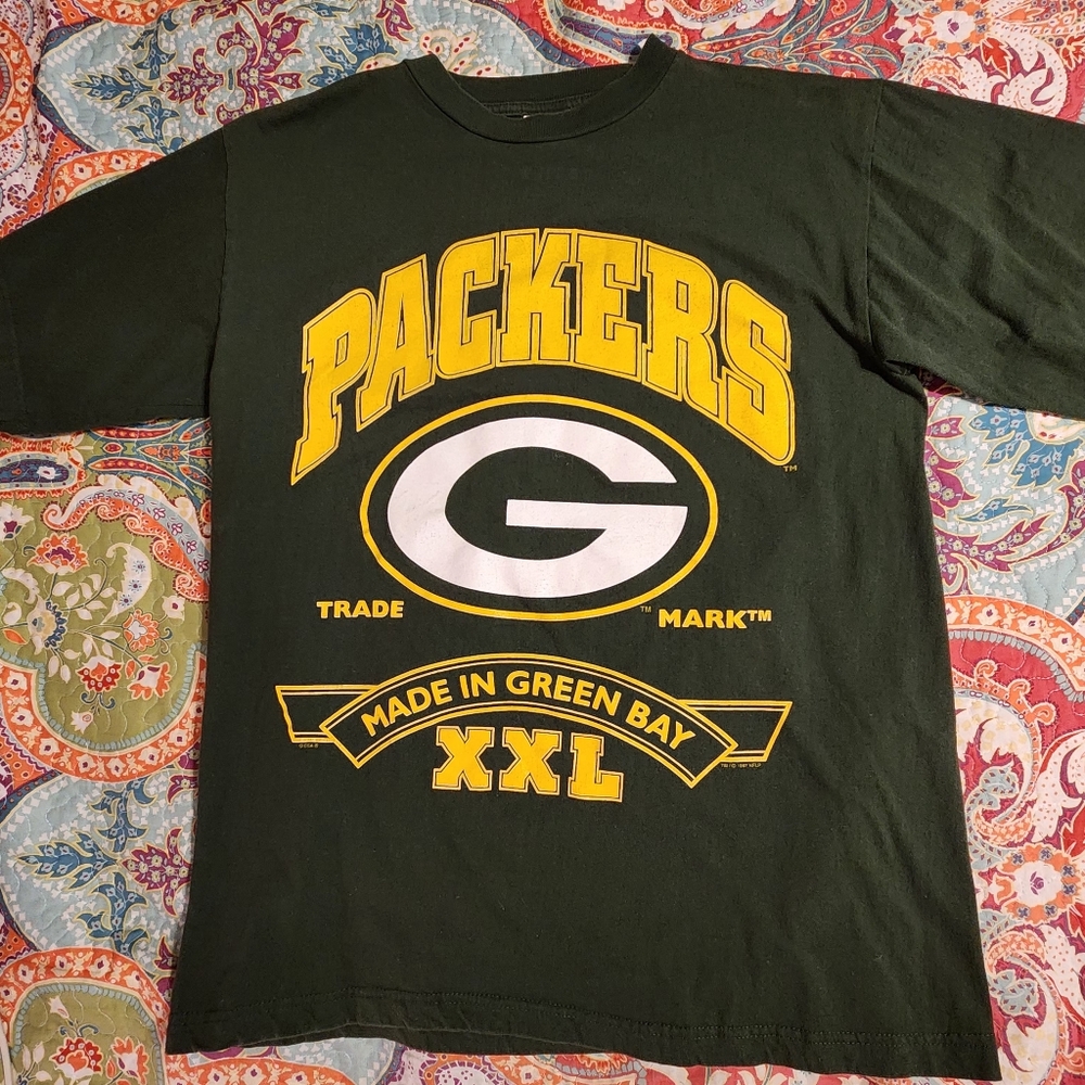 Vintage 90s Tour Champ Green Bay Packers Tshirt